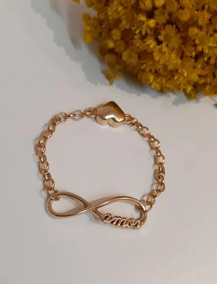 Pulseira em Metal - Amor Infinito