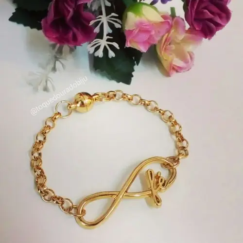 Pulseira em Metal - Fé Infinito