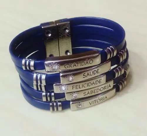Pulseira Em Couro -