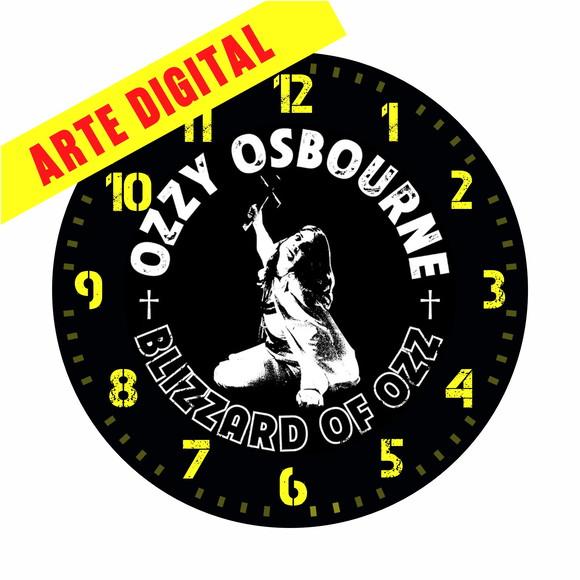 Arte Digital para Relógio Ozzy Blizzard Of Ozz - 5 Artes