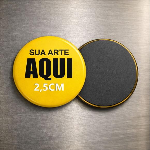 30 Bottons Imã Personalizados - 2,5cm
