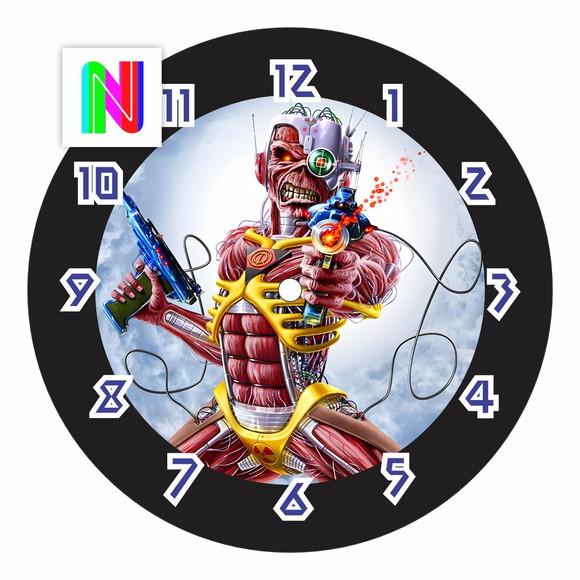Arte Digital para Relógio Iron Maiden Eddie
