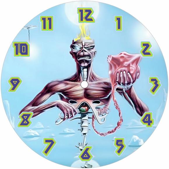 Iron Maiden Arte Digital para Relógio de Parede