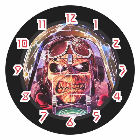 Arte Digital para Relógio de Parede Iron Maiden Aces High