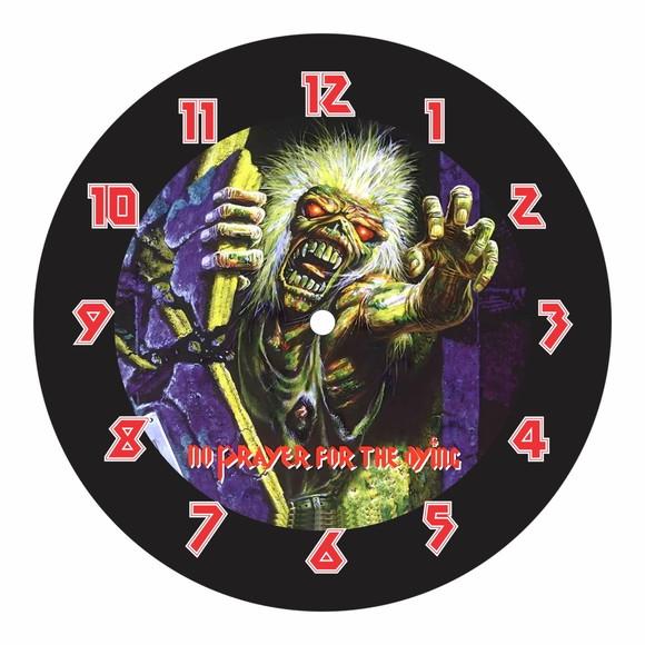 Arte Digital para Relógio de Parede Iron Maiden no Prayer