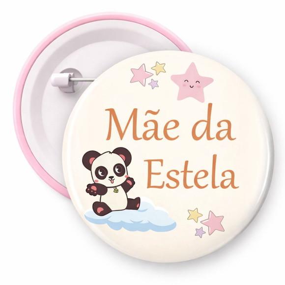 40 Bottons Chá de Bebê - Tamanho 3,5cm