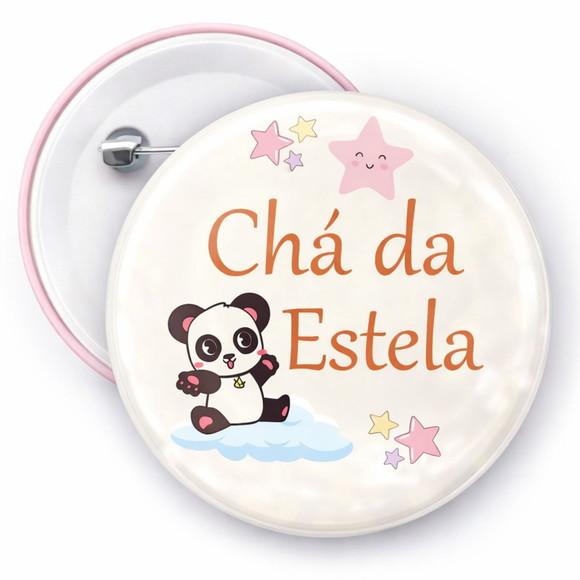 40 Bottons Chá de Babê Tamanho 4,5 cm