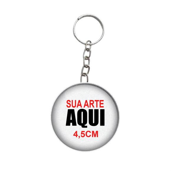 50 Chaveiros Personalizado c/ Correntinha 4,5cm