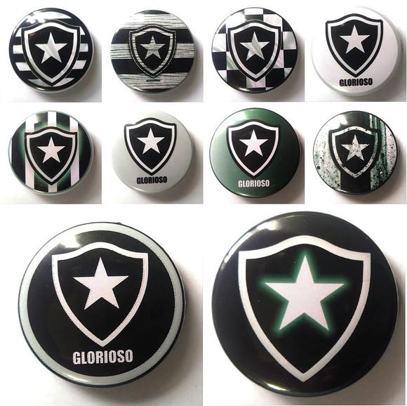 10 Botons Pins Botton Alfinete Personalizado Botafogo-4,5cm