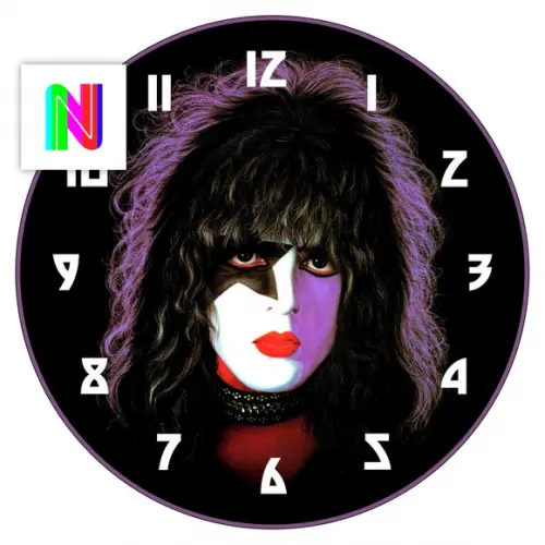 Arte Digital para Relógio de Parede Kiss Paul Staley
