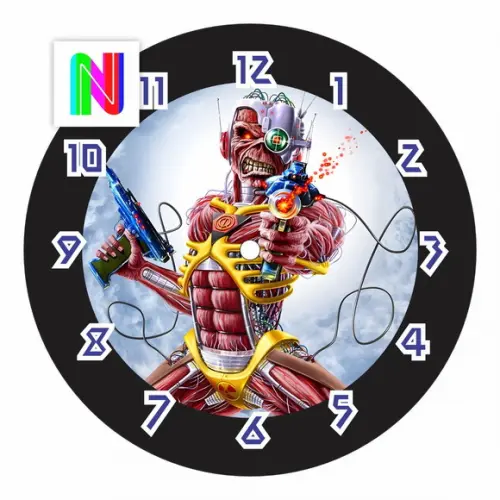 Arte Digital para Relógio Iron Maiden Eddie