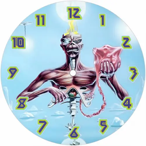 Iron Maiden Arte Digital para Relógio de Parede