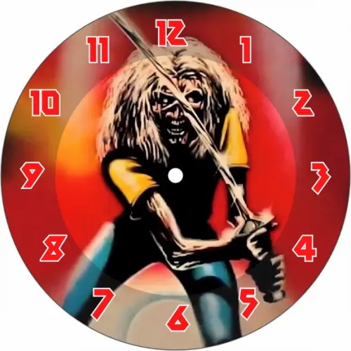 Arte Digital para Relógio de Parede Iron Maiden - 5 Artes