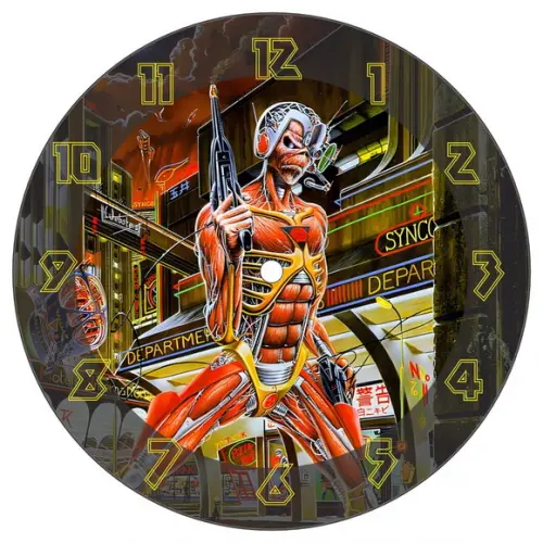 Arte Digital para Relógio de Parede Iron Maiden