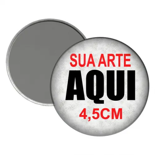 Imãs de Geladeira Personalizados - 4,5cm 100 Unidades