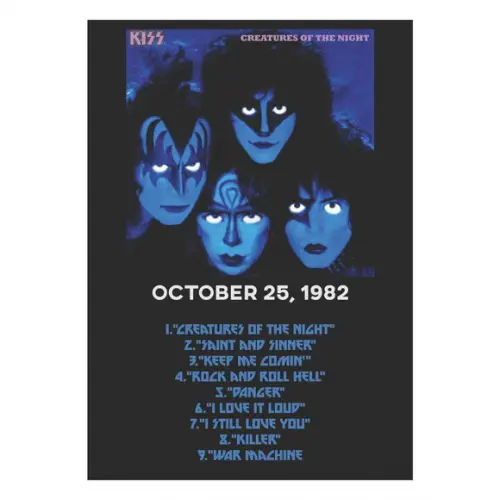 40 Posters Kiss- Download A4 Arquivo Digital