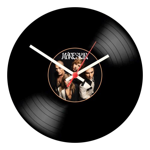 Relógio Decorativo em Vinil måneskin – Exclusivo, Estiloso e Durável - Cópia