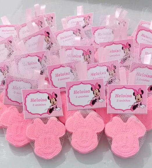 Lembrancinha Minnie Rosa