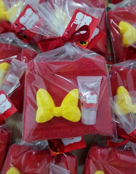 Lembrancinha Minnie Vermelha, Sabonete Minnie