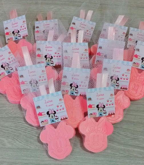 Sabonete Minnie, Lembrancinha Minnie Rosa