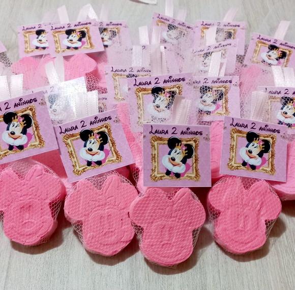 Sabonete Minnie, Lembrancinha Minnie Rosa