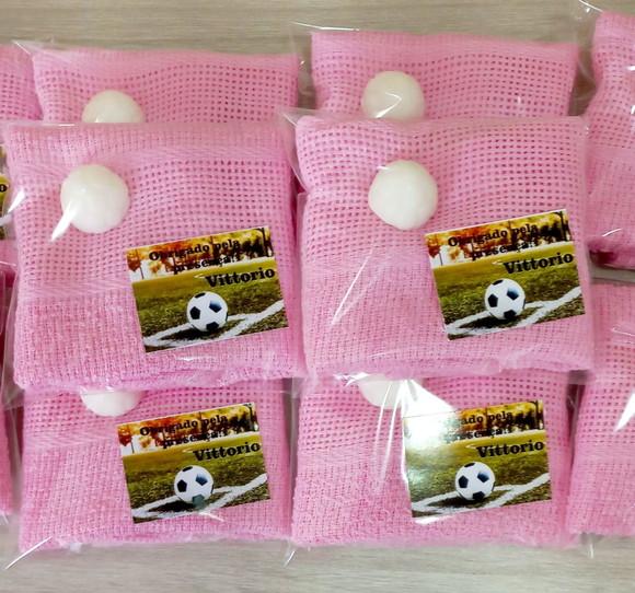 Lembrancinha Futebol Menina, Sabonete Bola