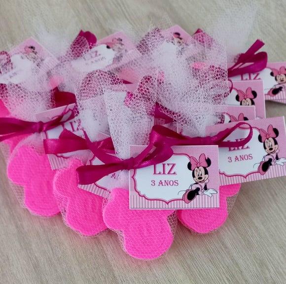 Sabonete Minnie, Lembrancinha Minnie Rosa