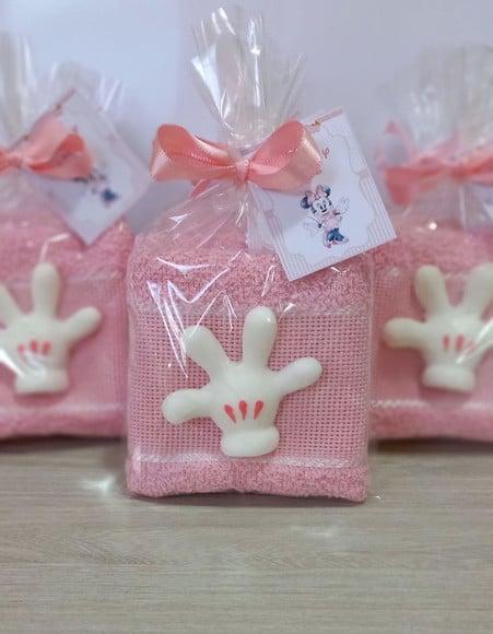 Lembrancinha Minnie Aquarela, Minnie Rosa