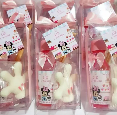 Lembrancinha Minnie Rosa, Confeitaria Minnie