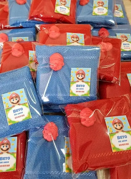 Lembrancinha Mario Bros