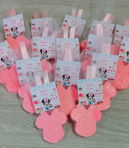 Sabonete Minnie, Lembrancinha Minnie Rosa