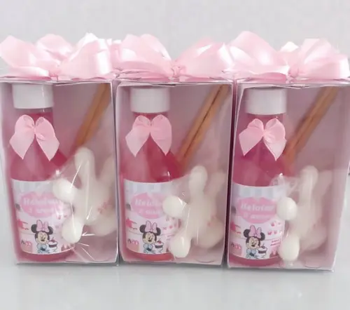 Lembrancinha Minnie Rosa, Sabonete Minnie