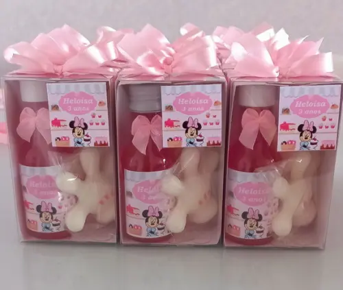 Lembrancinha Minnie Rosa, Confeitaria Minnie