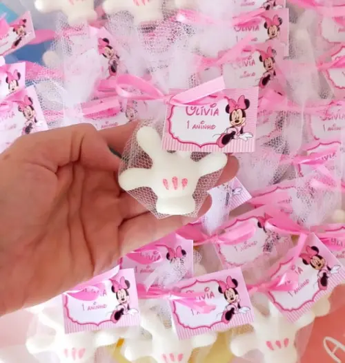Sabonete Minnie, Lembrancinha Minnie Rosa