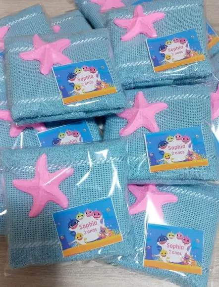 Lembrancinha Baby Shark Menina