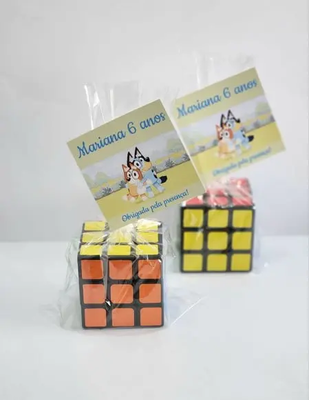 Lembrancinha Bluey, Cubo Mágico