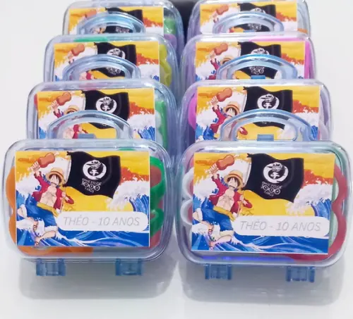 Lembrancinha One Piece, Maletinha com Massinha