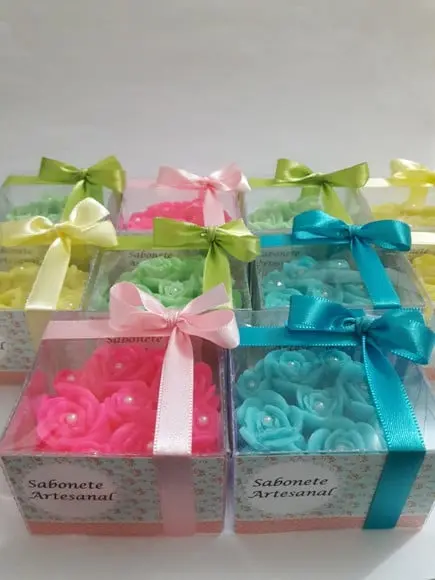 Lembrancinha Casamento, Sabonete Rosas