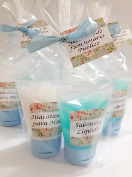 Lembrancinha com Hidratante e Sabonete Líquido