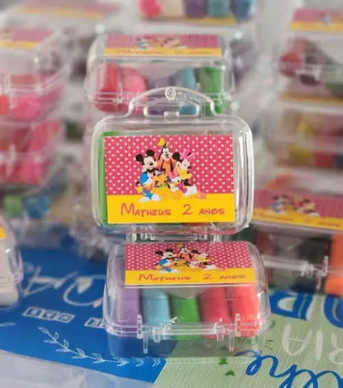 Lembrancinha Turma do Mickey,maletinha