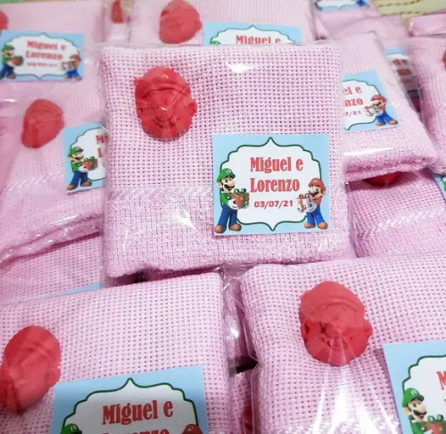 Lembrancinha Mario Bros Menina