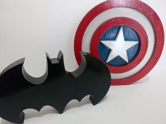 Logo Super Herois Em Mdf (10cm)