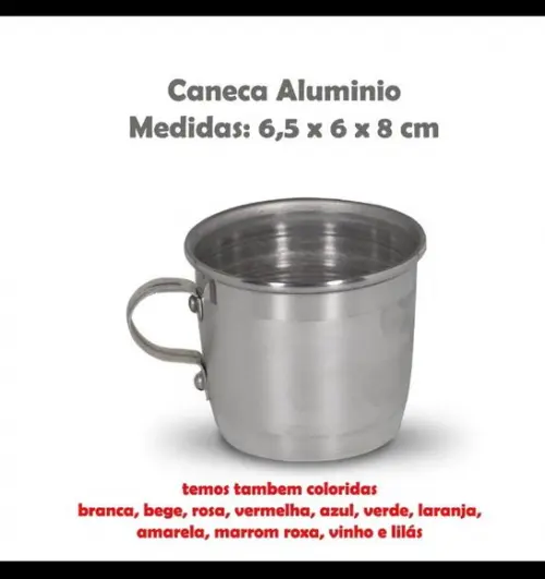 Caneca alumínio