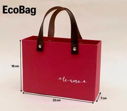 Kit 14 Unid Ecobag Cartonada 22x16x7