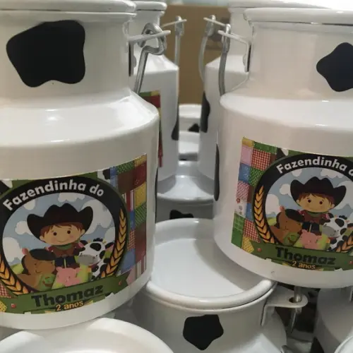Leiteiras 500ml - mancha de vaca personalizado