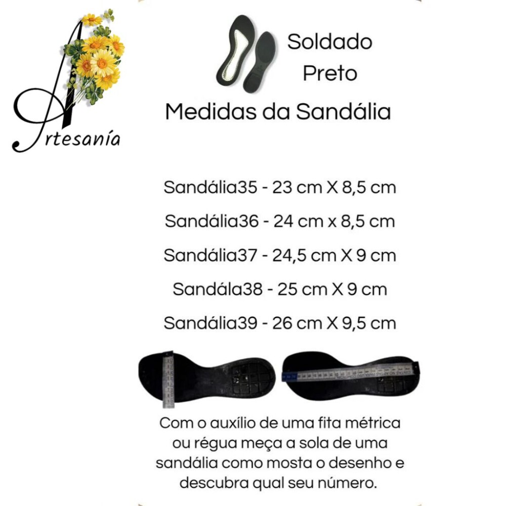 Sandália Rasteirinha Artesanal Deusa Deméter de Macramê