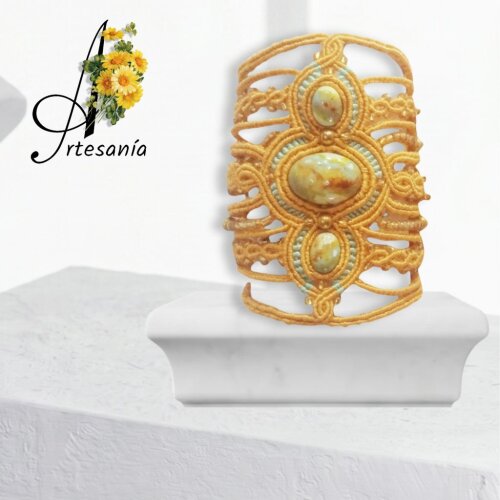 Bracelete Deusa Hera de Macramê