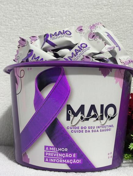 1 Balde e 100 Balas Maio Roxo