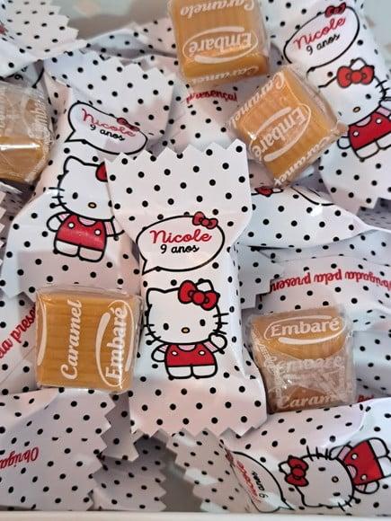 100 Caramelos Personalizados Hello Kitty