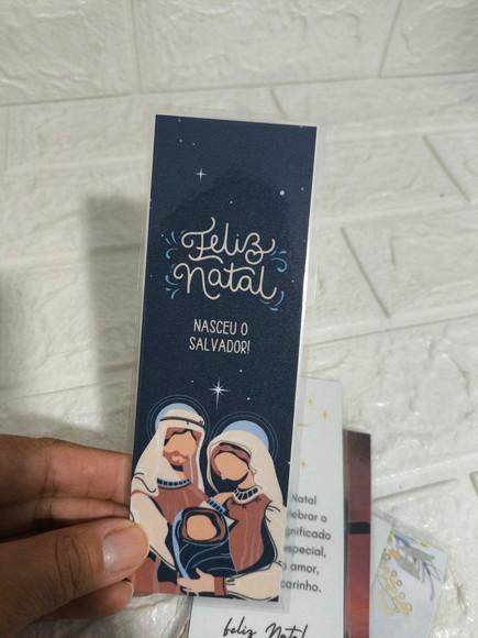 Marcador de Página Feliz Natal (10 Unidades)